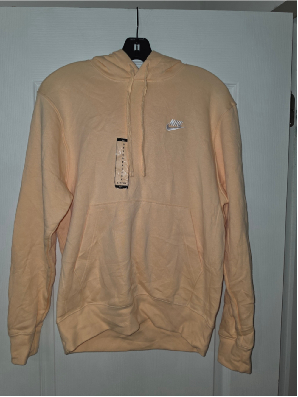 Women's Nike Peach Pullover Hoodie Sweatshirt Size S